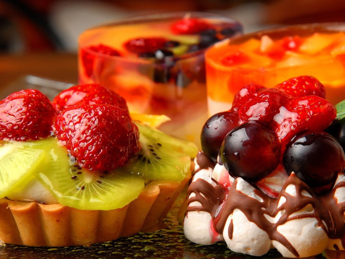 Тарталетки со сладкой начинкой