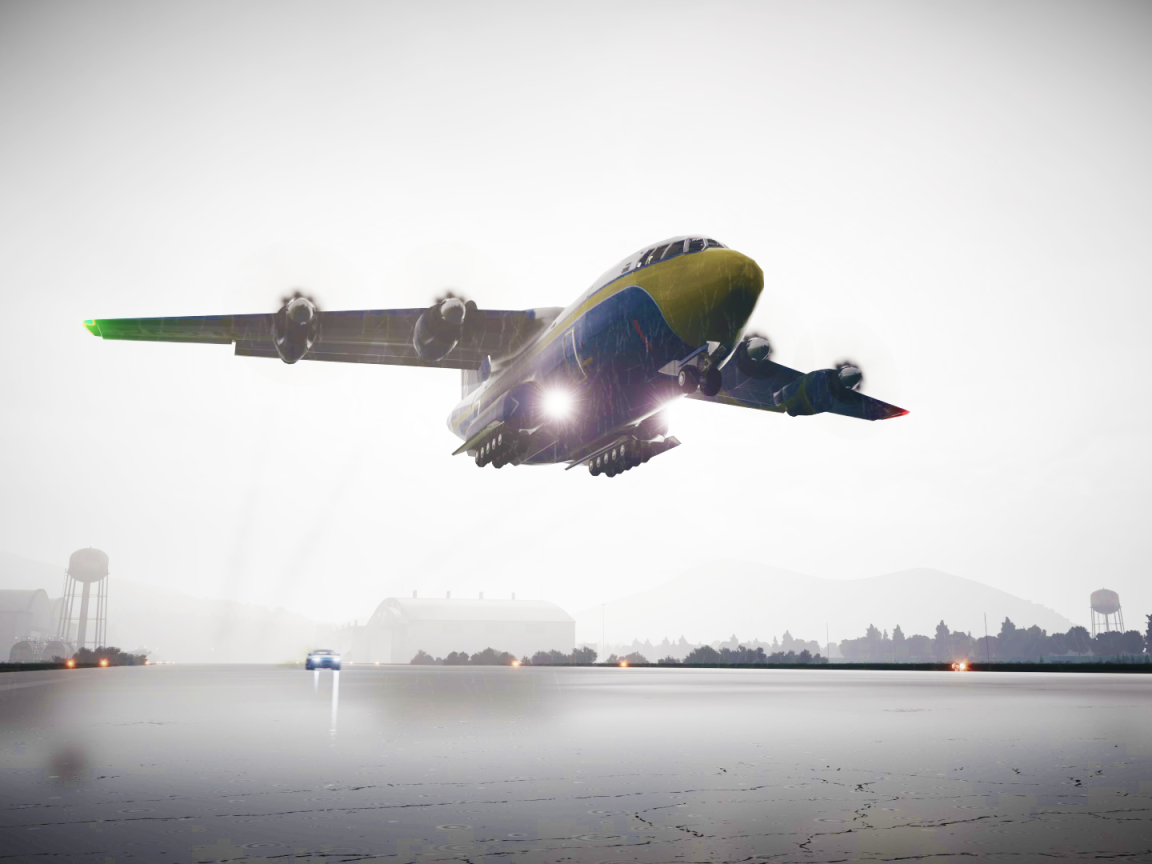 Самолет над гоночной трассой в игре Forza Horizon