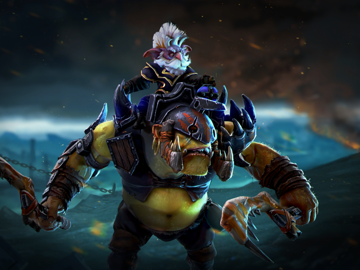 Алхимик на орке из игры Dota 2