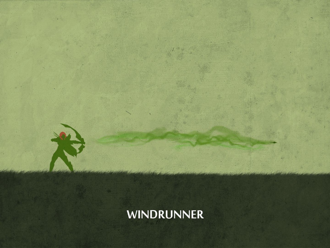 Лучник Windrunner из игры Дота