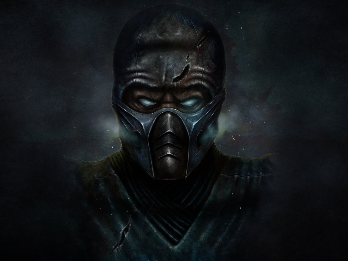 Потрепанный герой игры Mortal Kombat