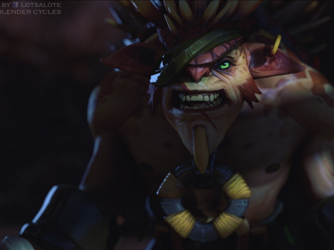 Бристербак из игры Dota 2