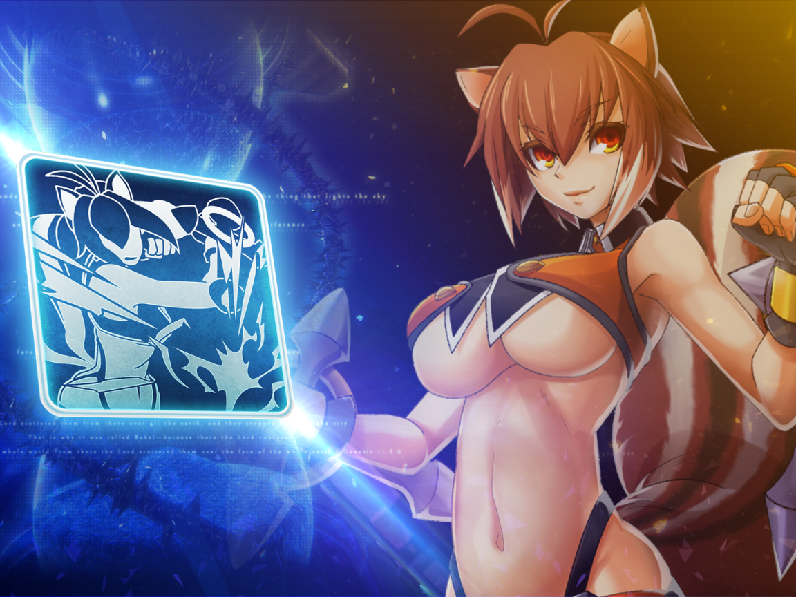 Женщина кошка в игре Blazblue