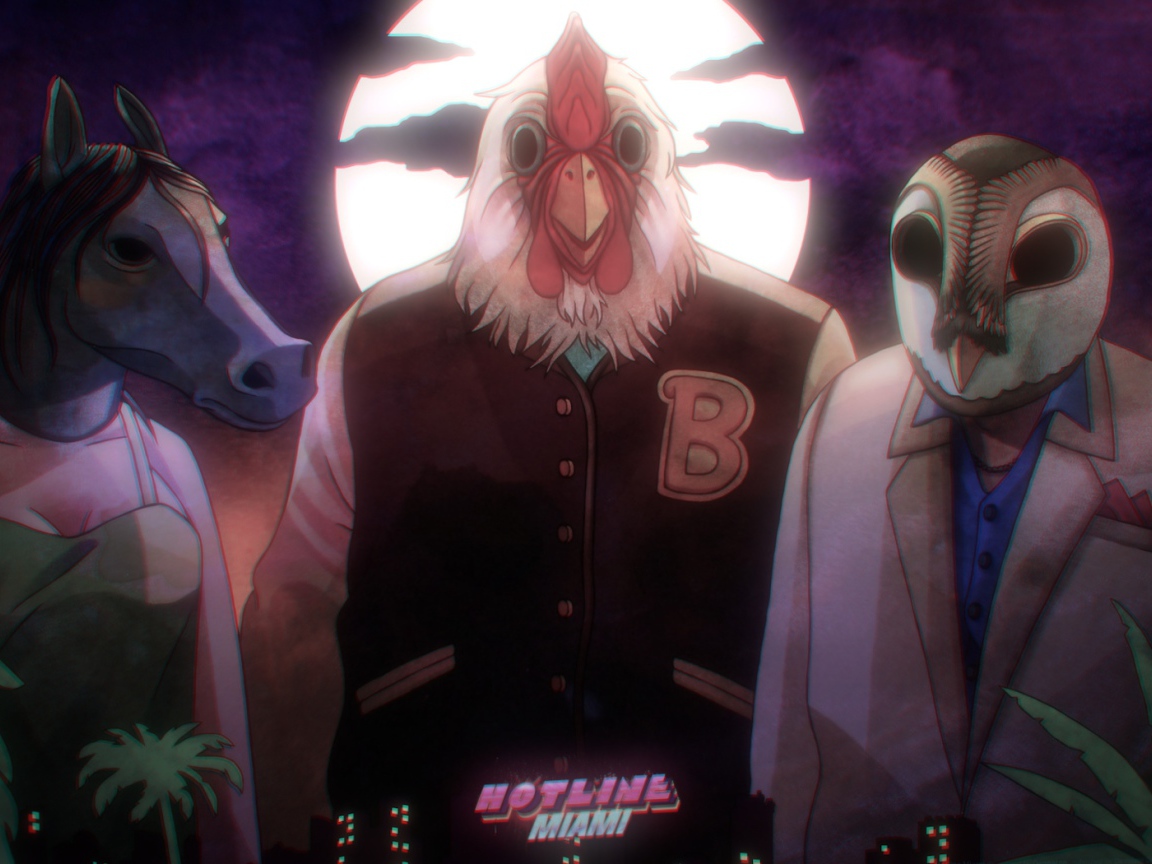 Персонажи игры Hotline Miami