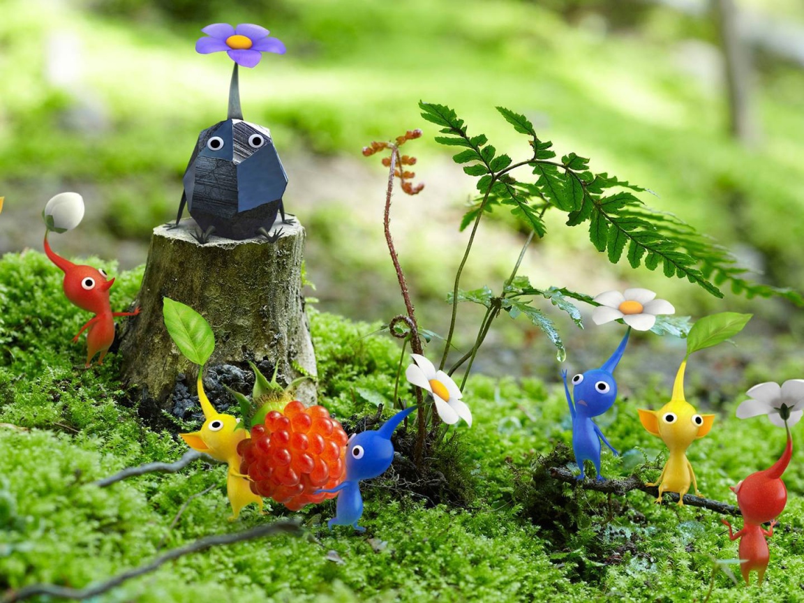 Персонажи игры Pikmin