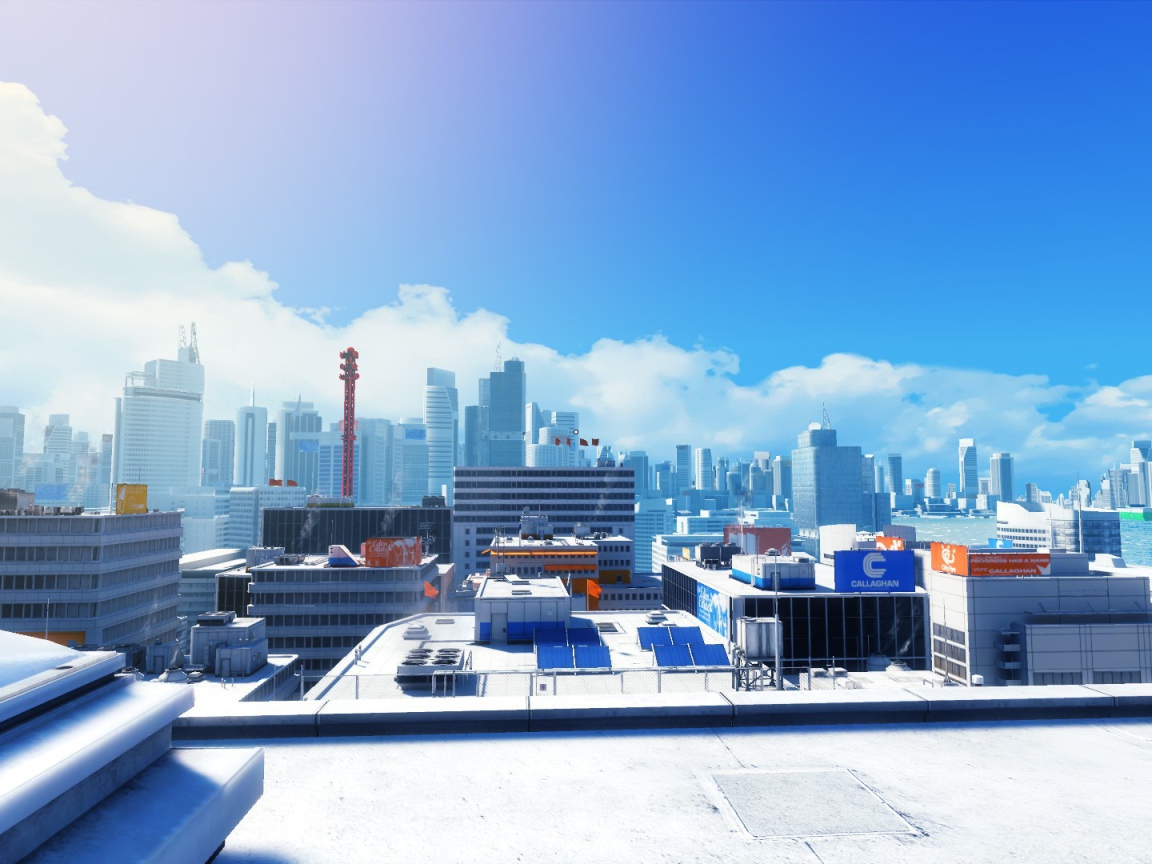 Город в игре Mirror's Edge