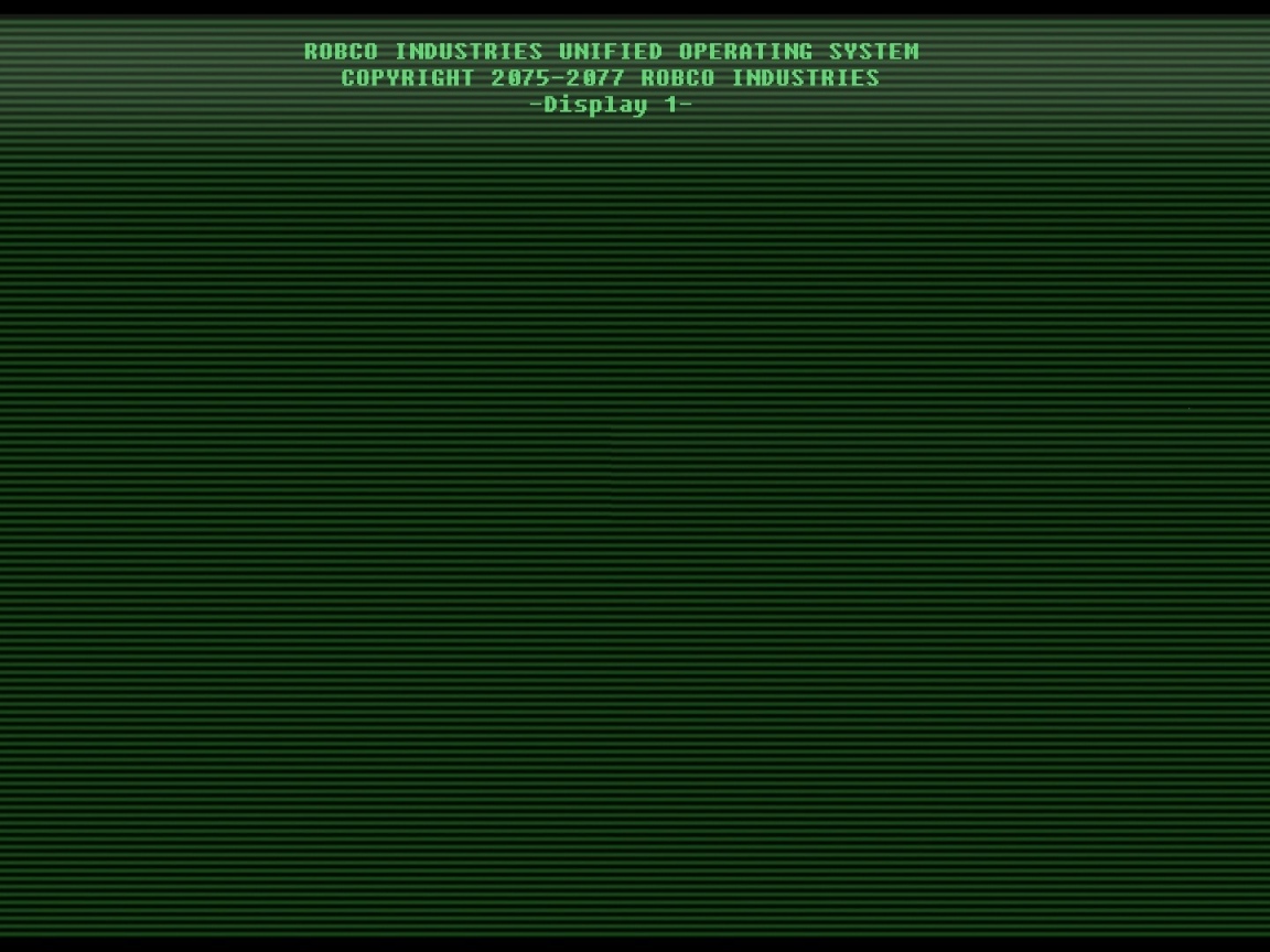 Дисплей компьютера в игре