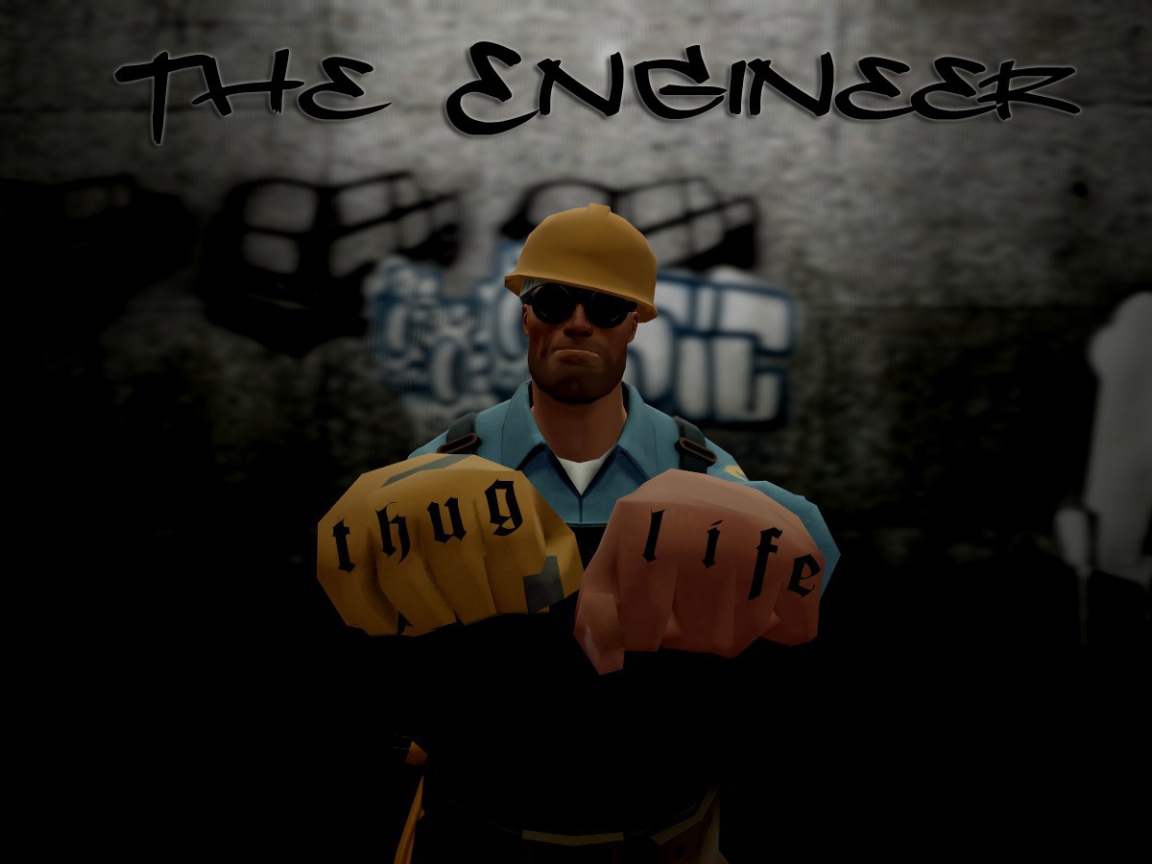 Инженер из игры Team Fortress 2