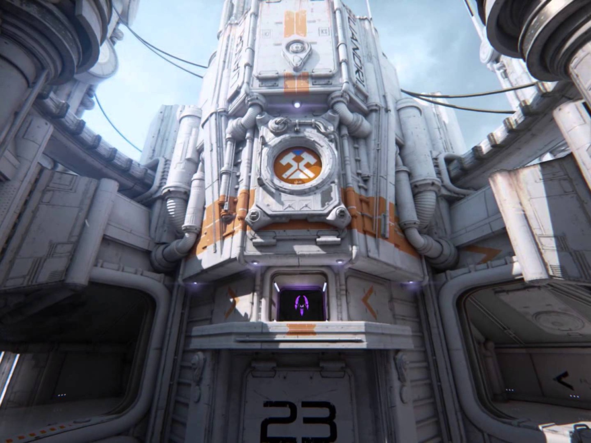 Вход в здание в игре Unreal Engine 4