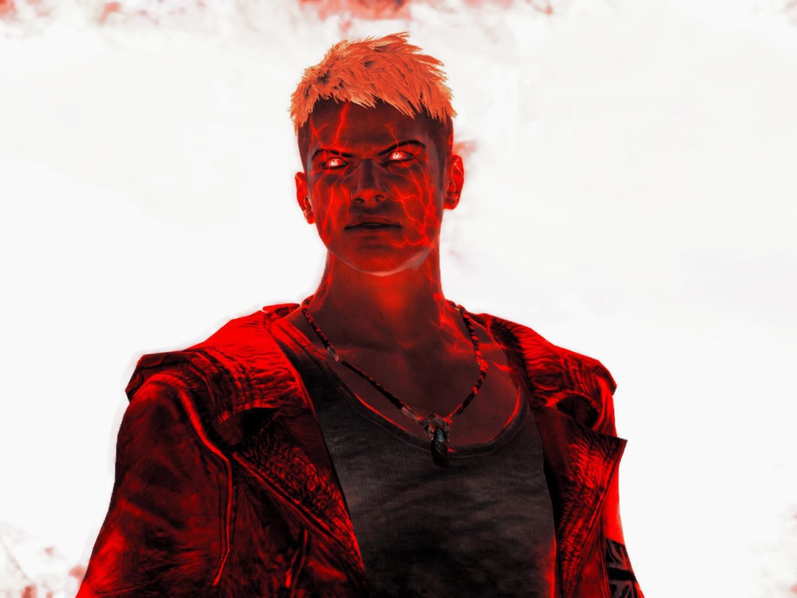 Огненный герой игры Devil May Cry