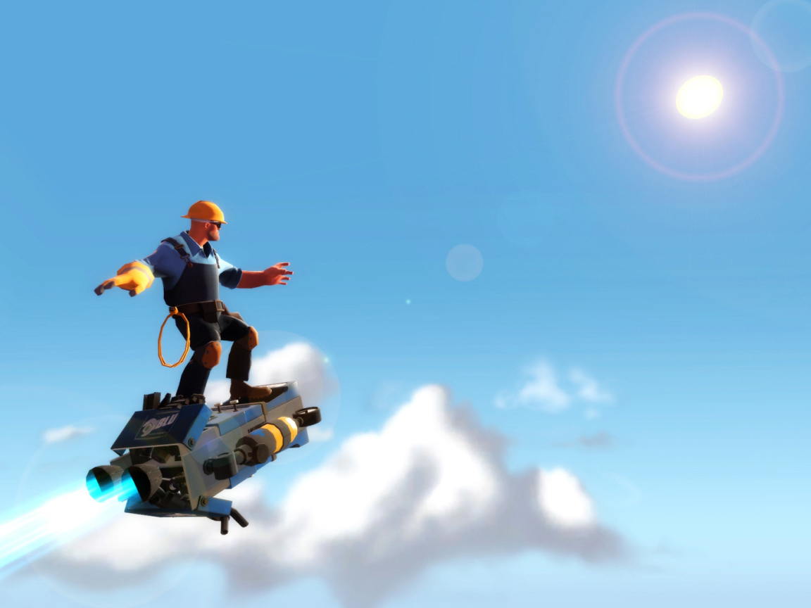 Летающий транспорт в игре Team Fortress 2