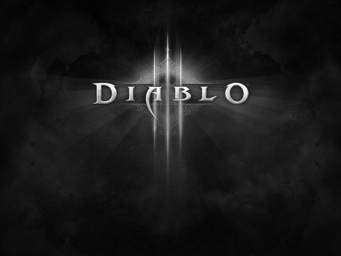 Серый фон, игра Diablo