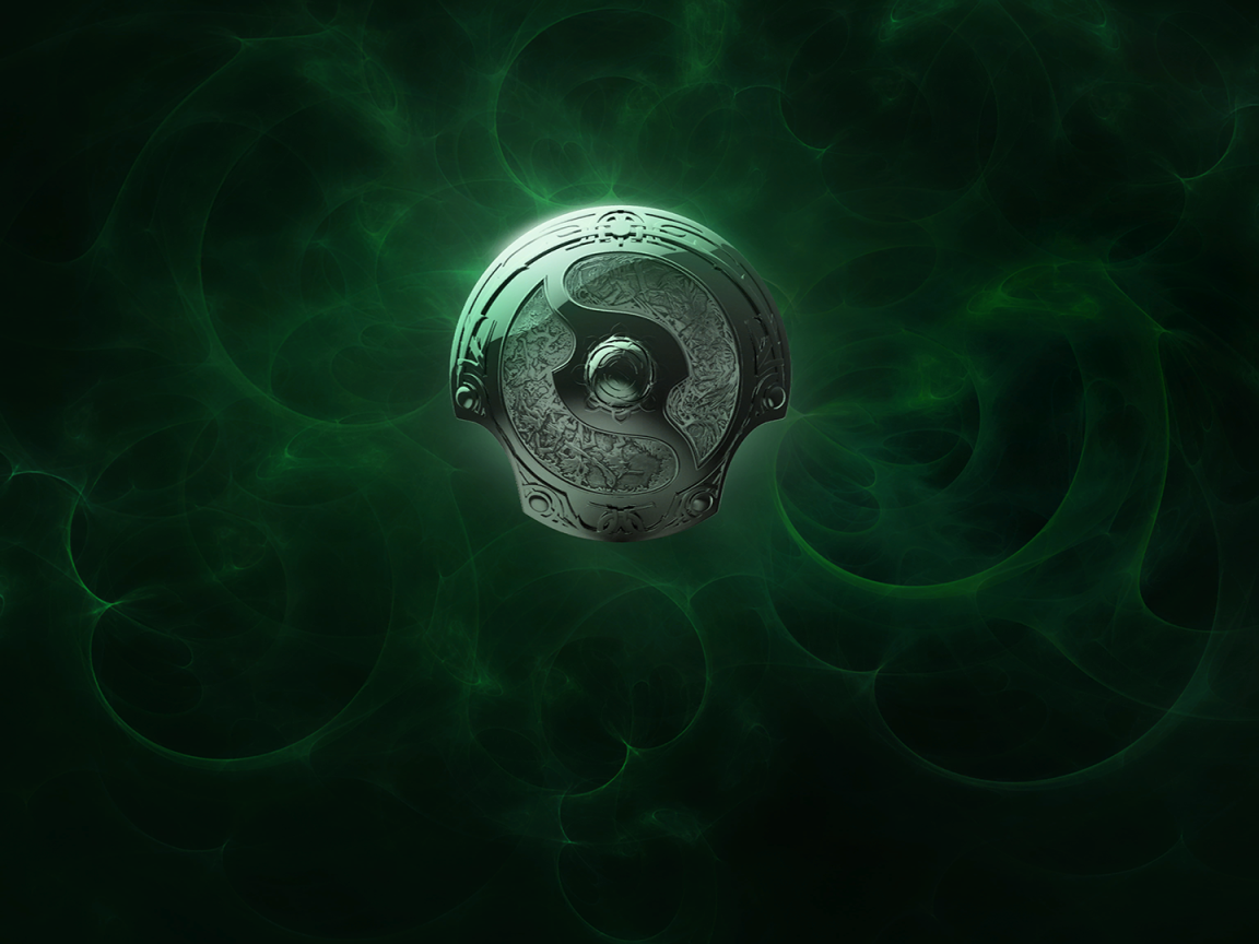 Зеленый щит на экране загрузки игры Dota 2