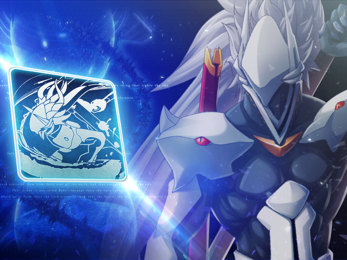 Хакумен в доспехах, игра Blazblue