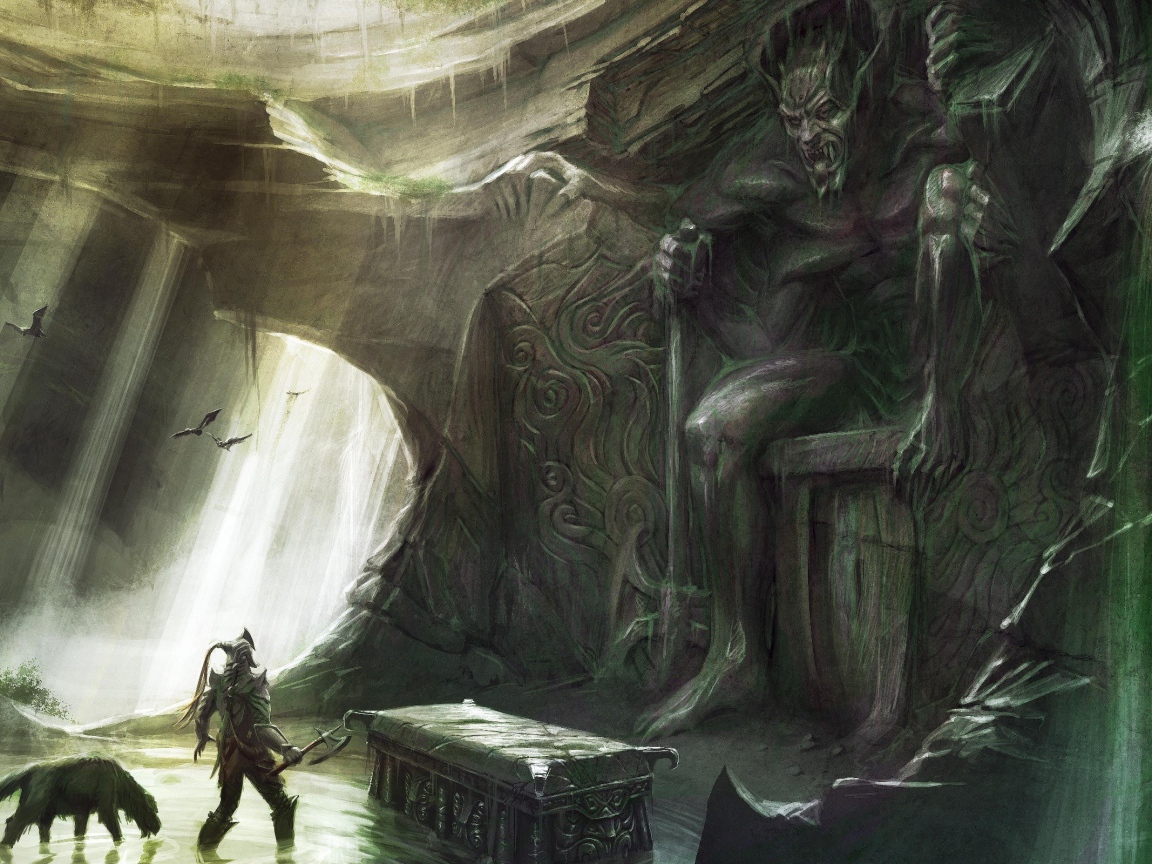 Пейзаж в игре The Elder Scrolls V Skyrim