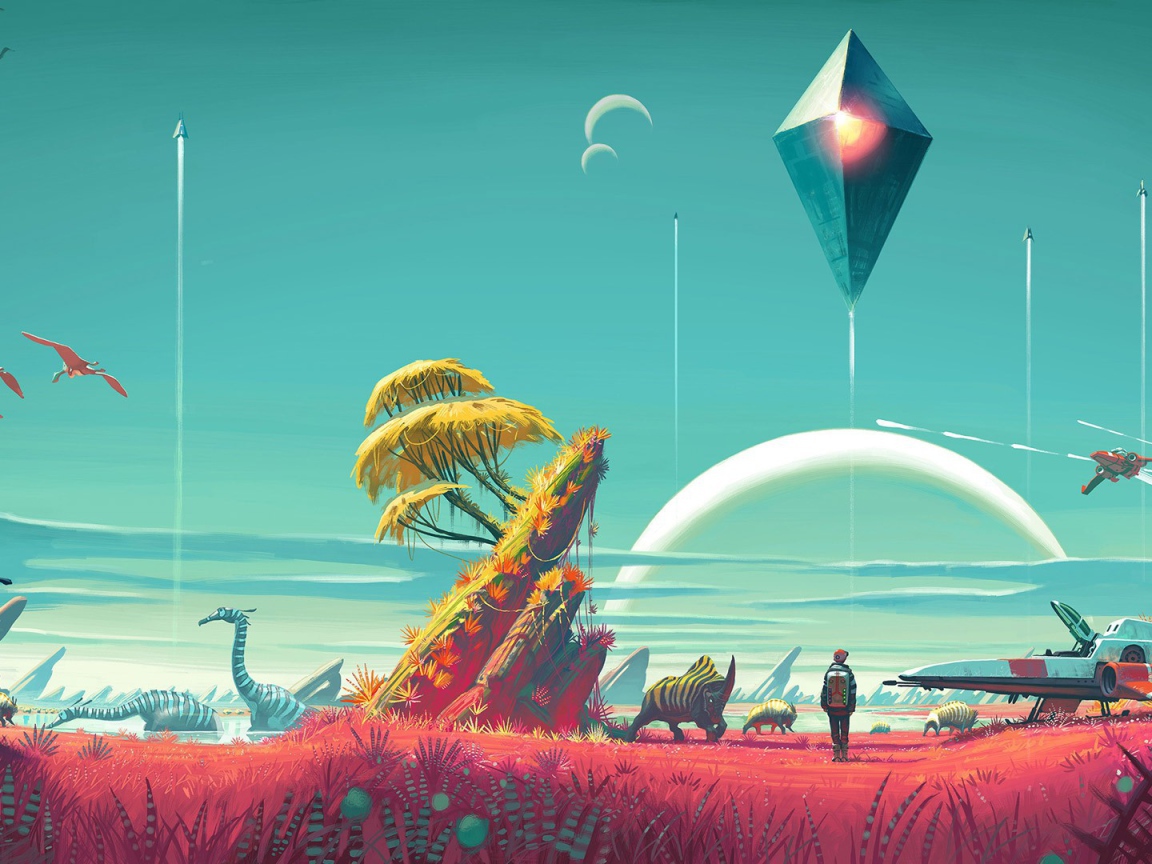 Находящаяся в разработке игра No Man's Sky