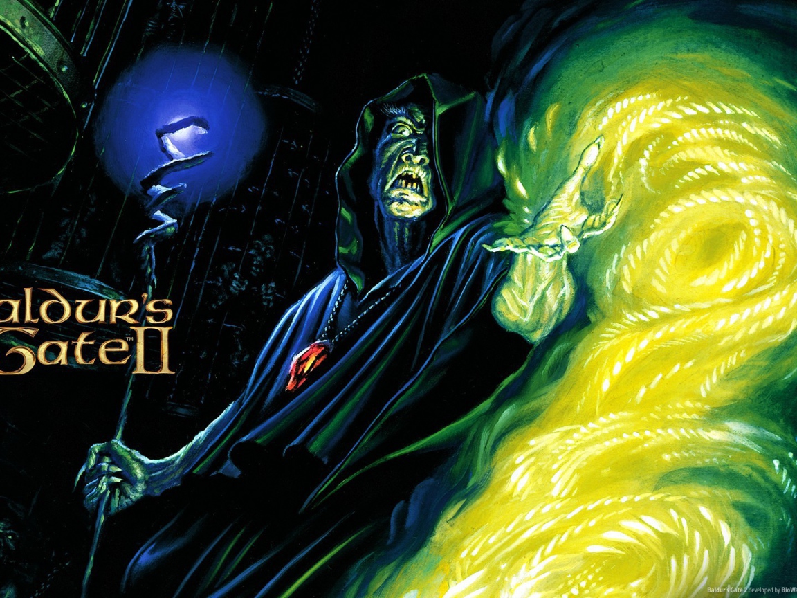 Маг из игры Baldur's Gate 2