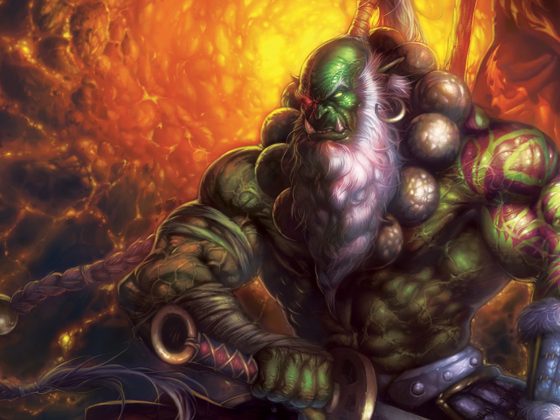 Монстр из игры Варкрафт