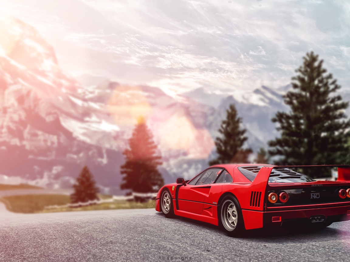 Горный пейзаж в игре Gran Turismo 6