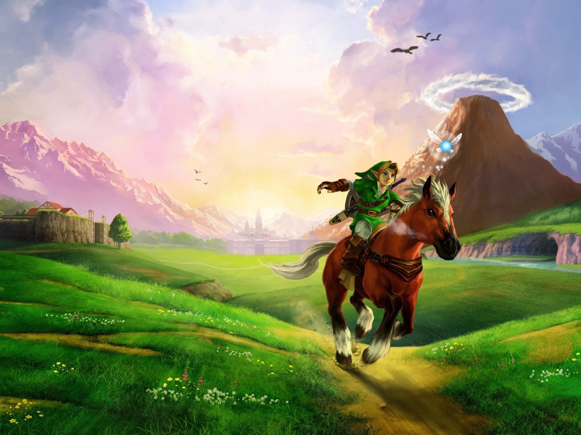 Всадник на коне из игры The Legend of Zelda
