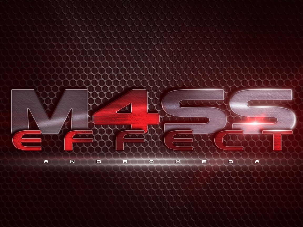 Красный фон Mass Effect Andromeda