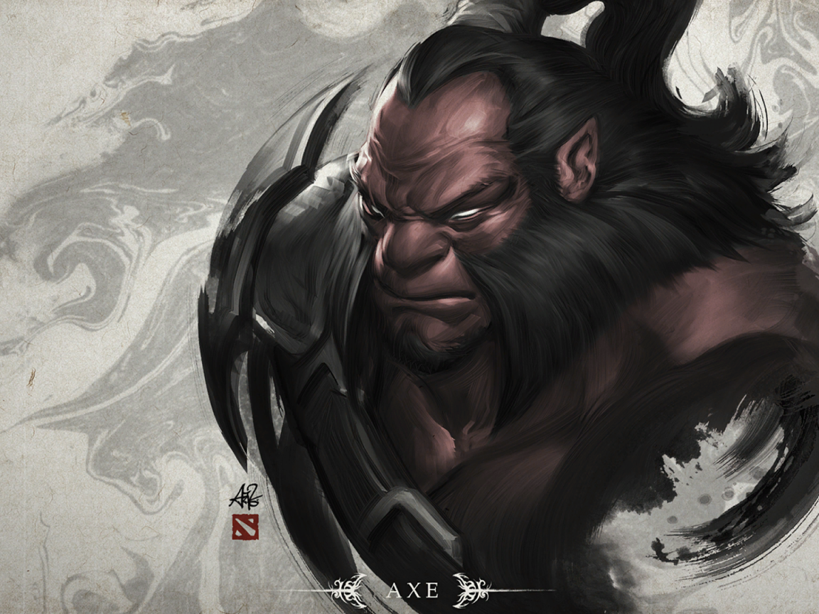 Лохматый Акс в игре Dota 2