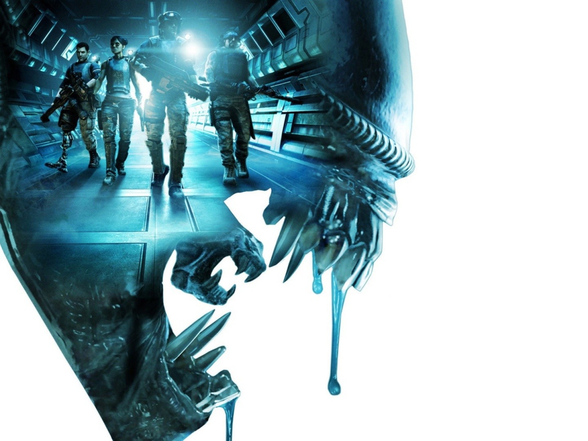 Силуэт игры Alien Isolation