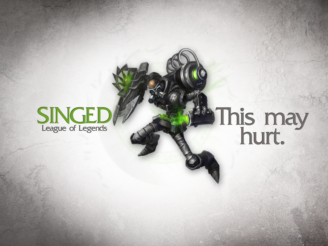 Персонаж Сингед из игры Лига легенд