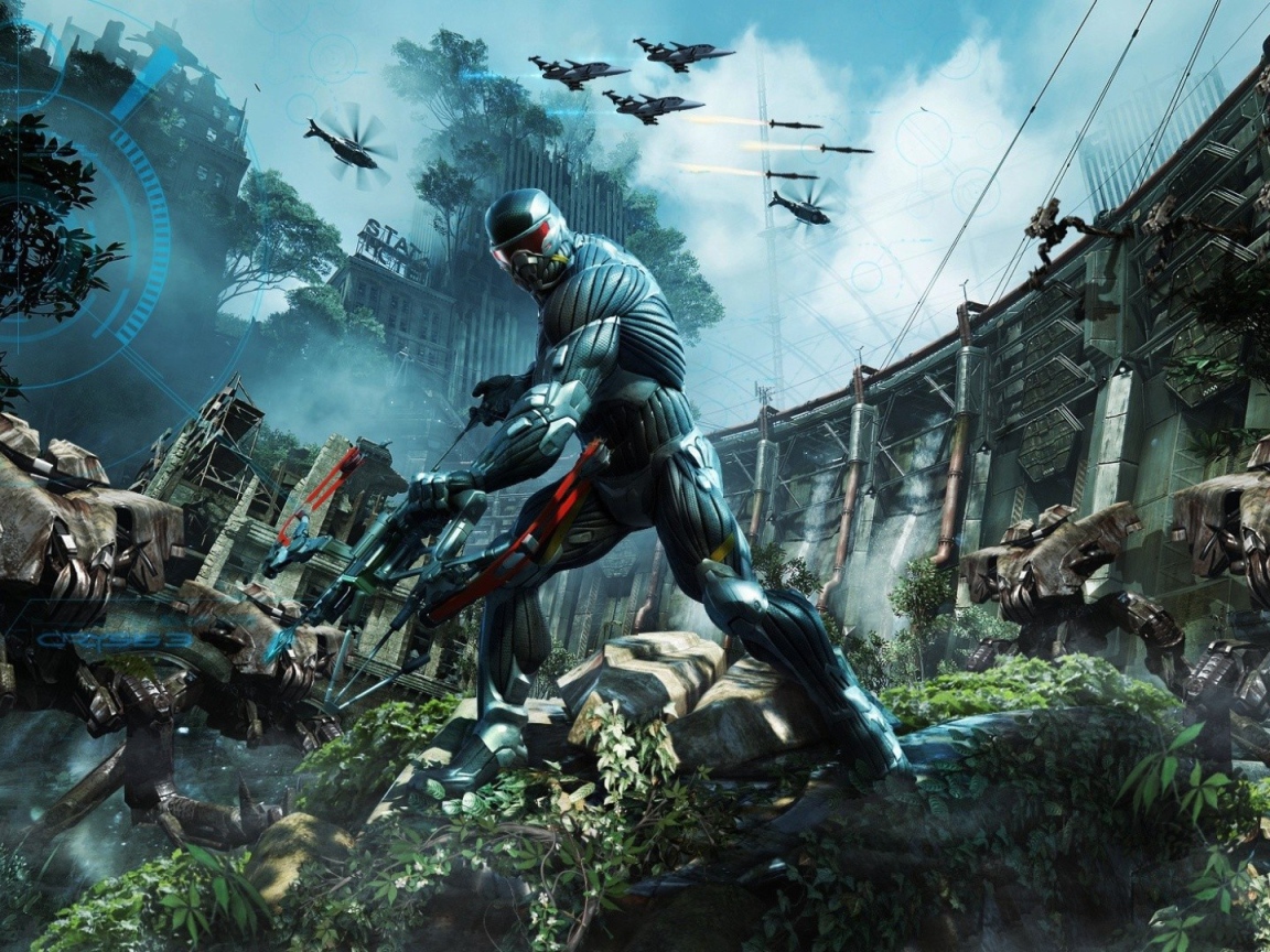 Солдат в игре Crysis 3