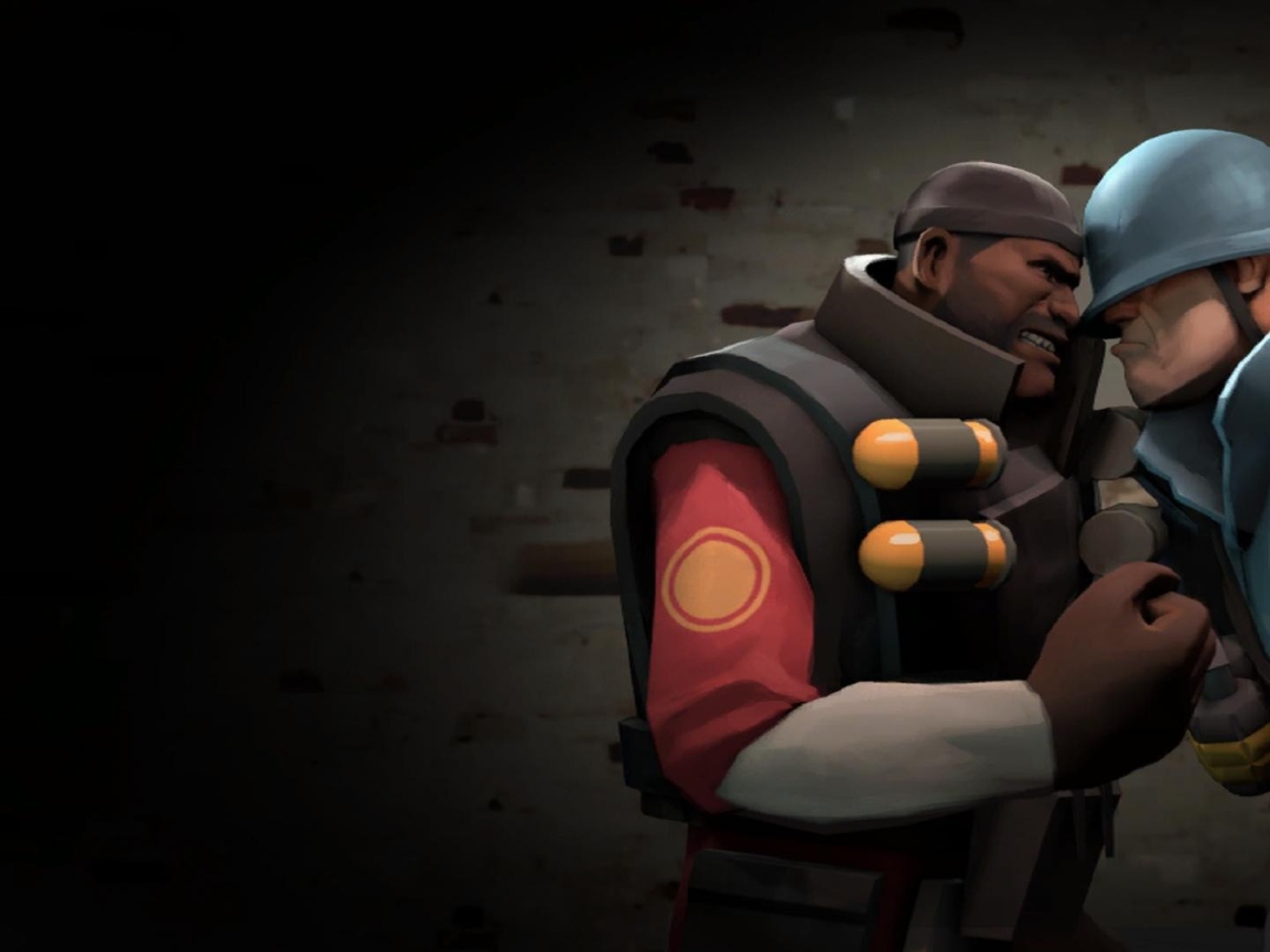 Солдаты из игры Team Fortress 2