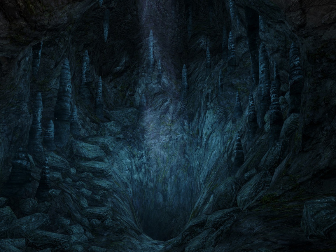 Каменная пещера в игре Dear Esther