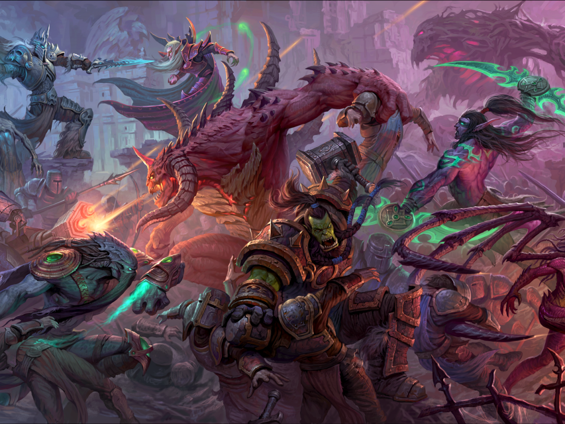 Сражение в игре World of Warcraft