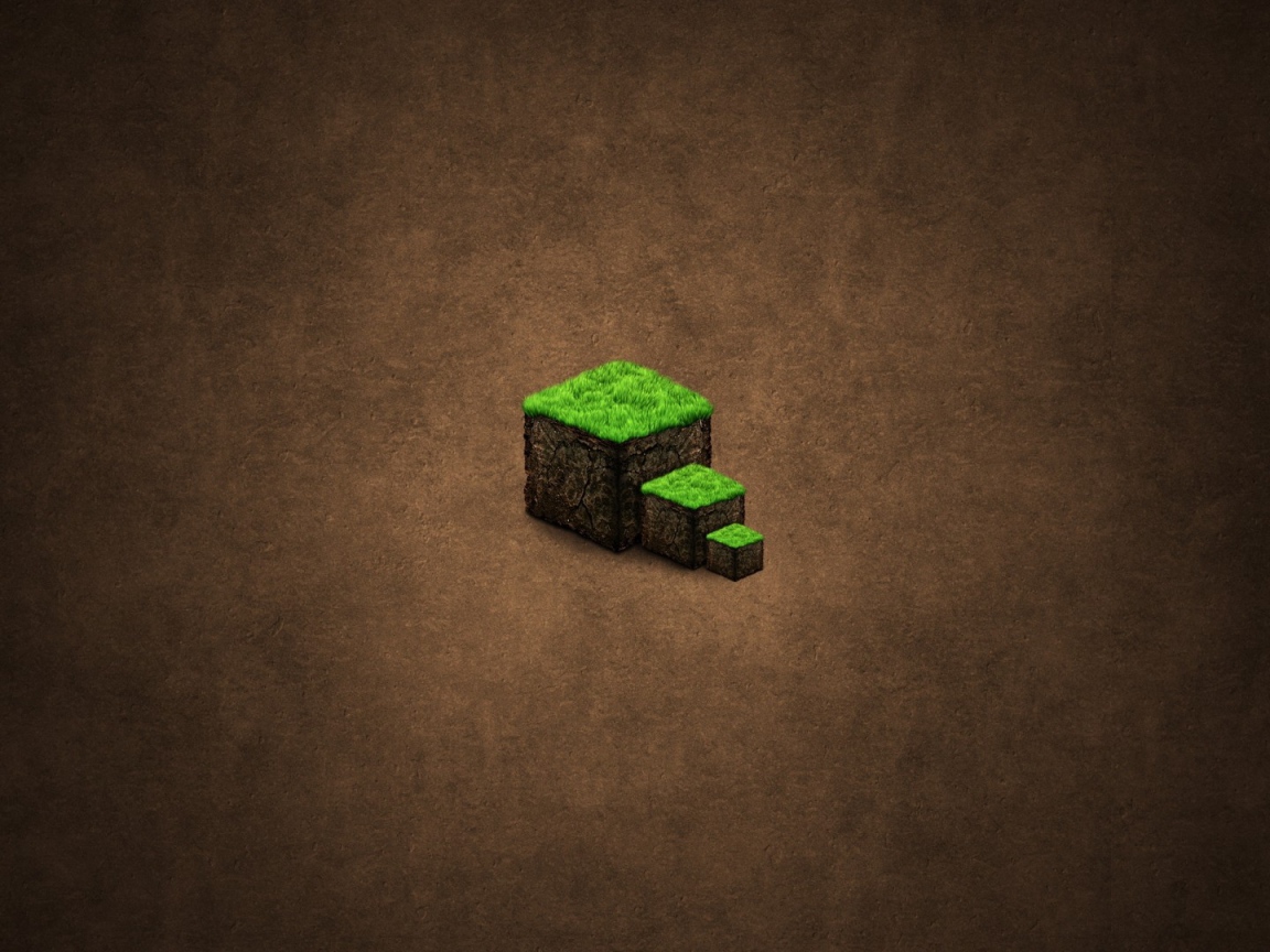 Игра Minecraft, минимализм