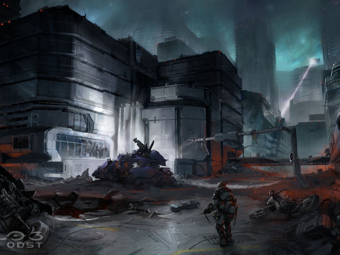 Мир игры Halo 3 ODST