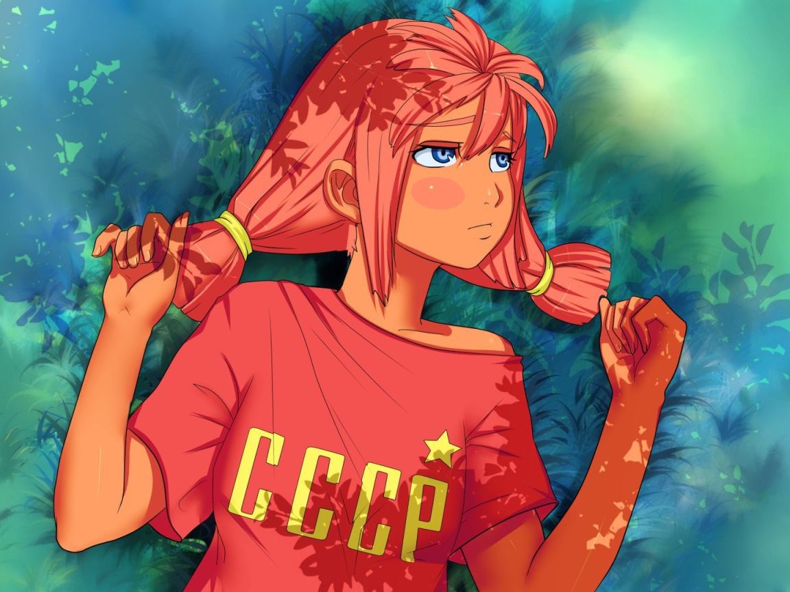 Девушка из игры Бесконечное лето