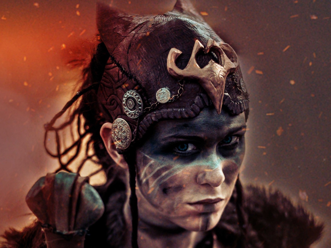 Девушка из видеоигры Hellblade