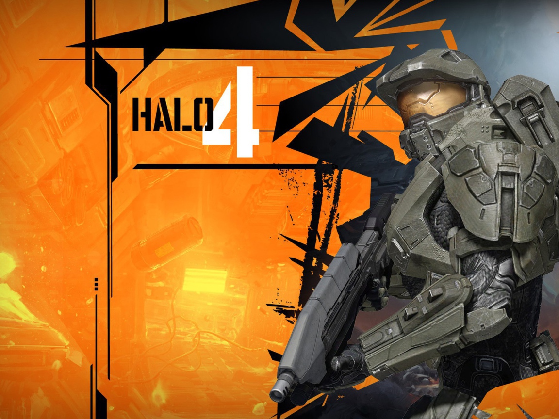 Постер игры Halo 4, Мастер Чиф