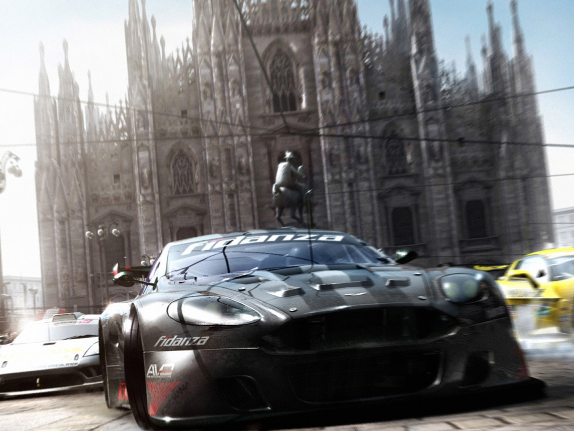 Гонка в игре Race Driver GRID