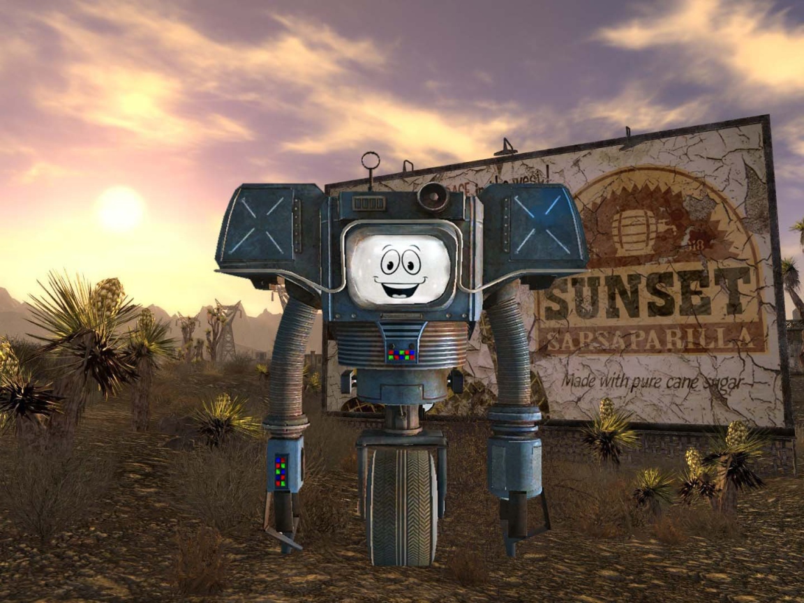 Робот из игры Fallout New Vegas