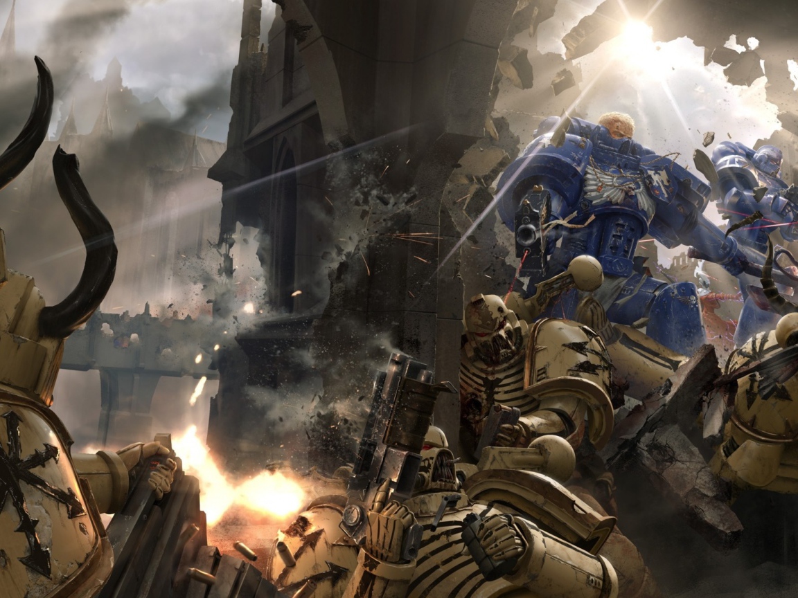 Битва ультрамаринов в игре Warhammer 40000