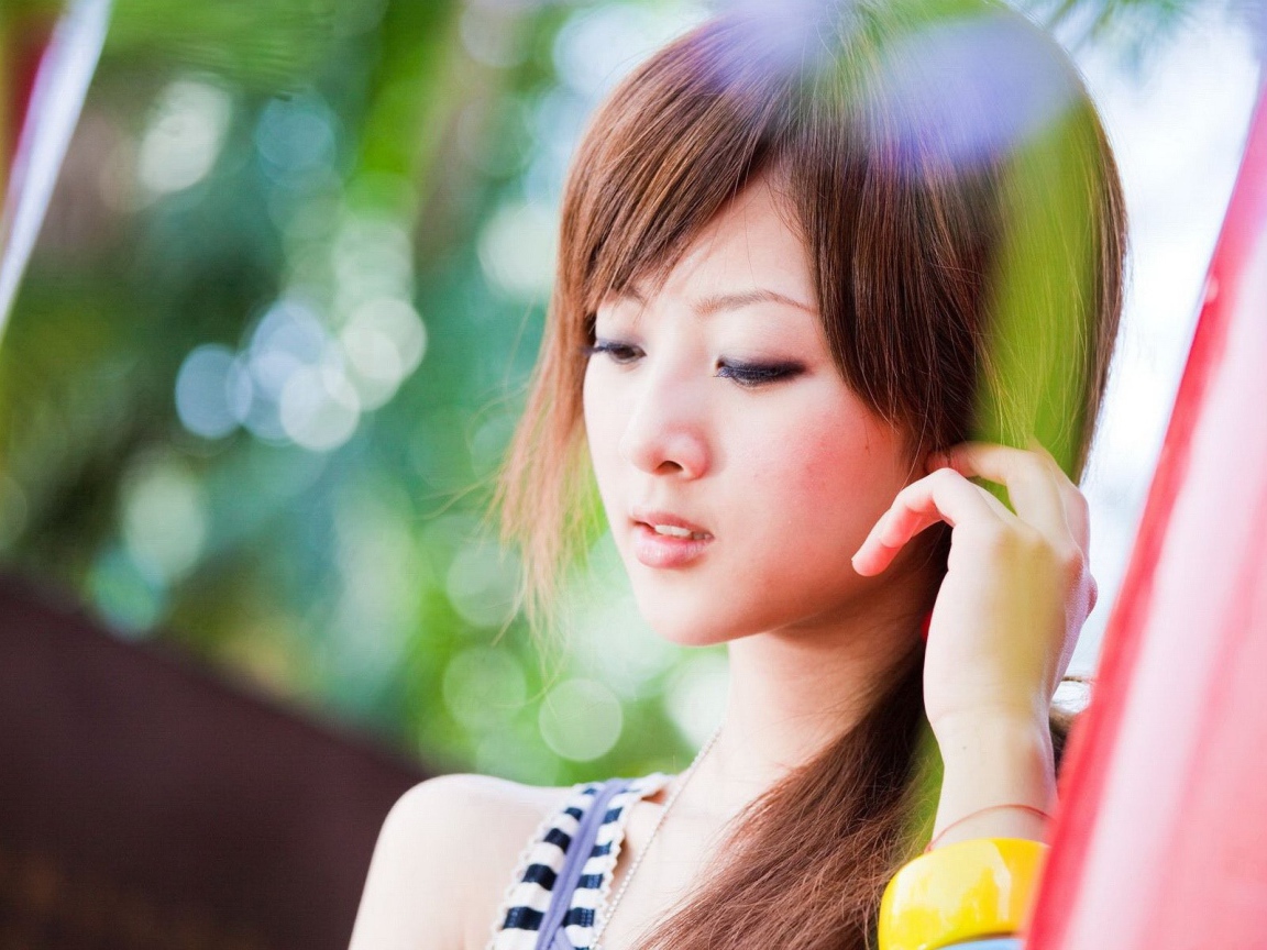 Девушка модель Микако Чанг