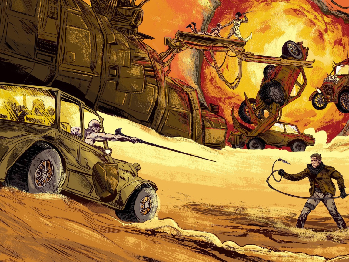 Арт к фильму Мад Макс Дорога ярости