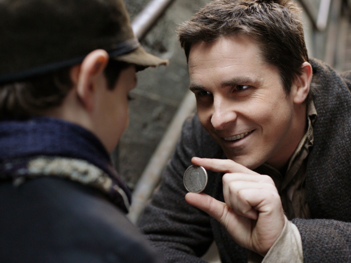 Кристиан Бейл в фильме Престиж