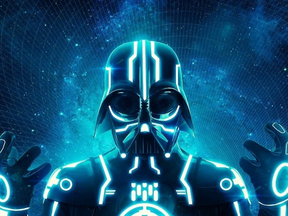 Дарт Вейдер в стиле фильма Трон