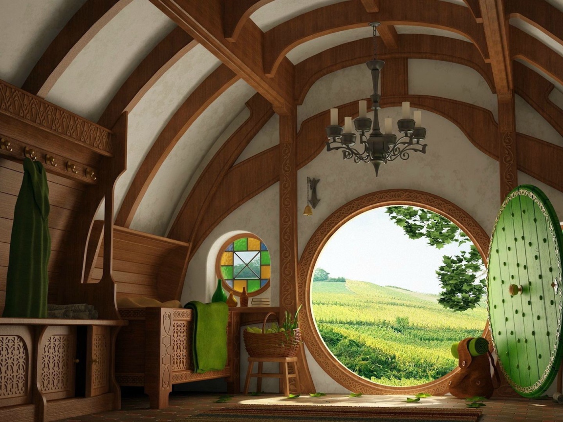 Мебель в жилище хоббита, Властелин колец