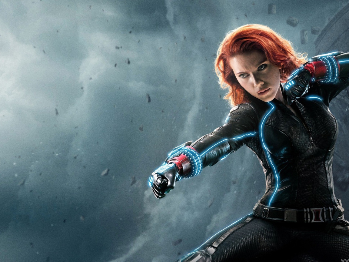 Скарлетт Йоханссон в фильме Мстители Эра Альтрона