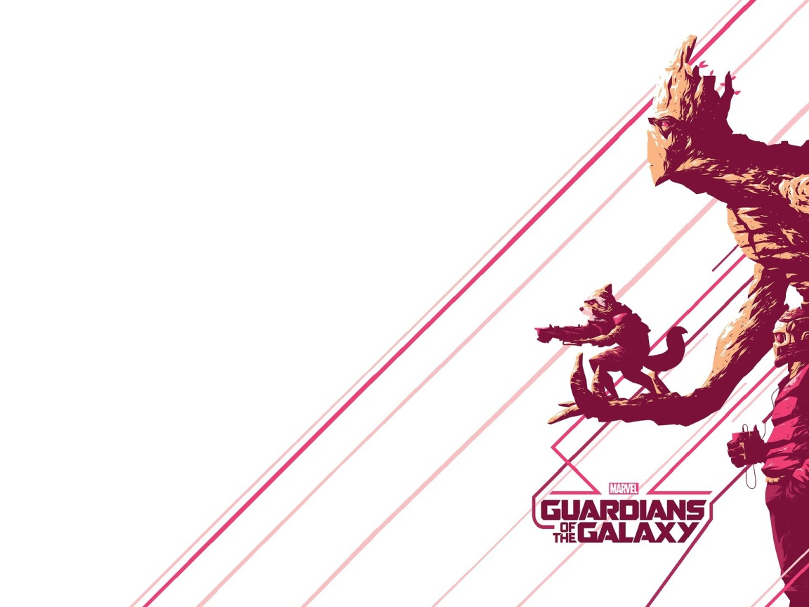 Белый фон, фильм Стражи Галактики