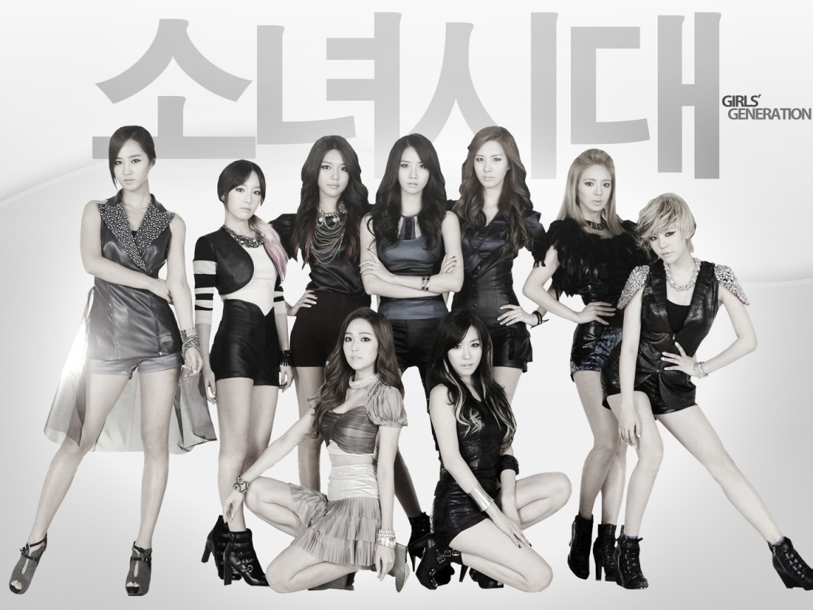 Постер корейской группы Girls’ Generation