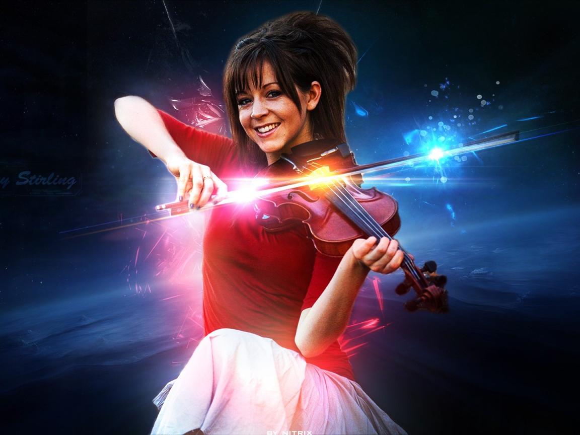 Улыбчивая скрипачка Линдси Стирлинг