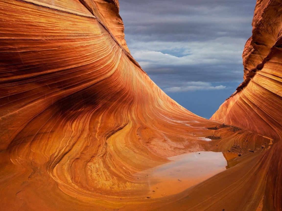 Внутри каньона после дождя